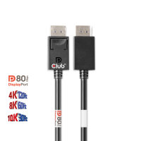 Club3D DP-Kabel 2.1 DP80 zertifiziert   1,2m 10K/8K/4K St/St retail