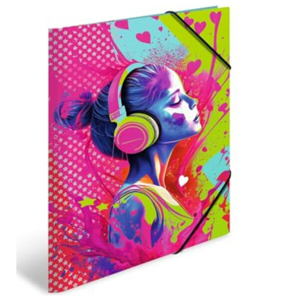 HERMA Sammelmappen A3 Karton Music Girl
