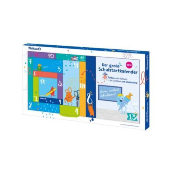 Pelikan Kalender Schulstartkalender mit 15 Türchen