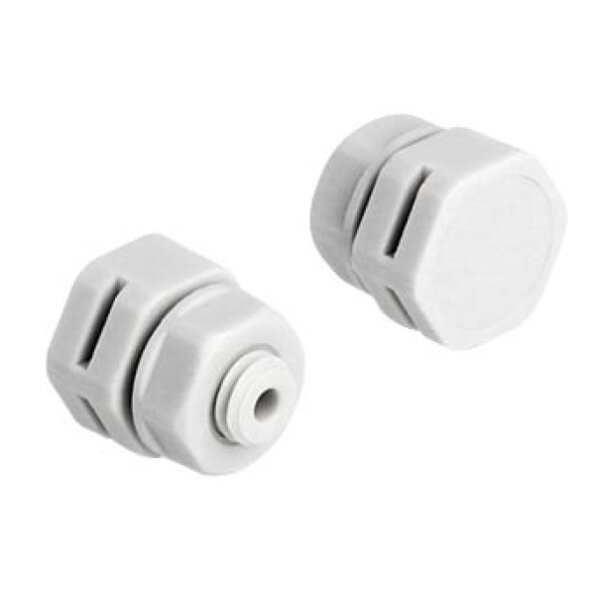 DELOCK Druckausgleichselement M6 grau 2 Stück