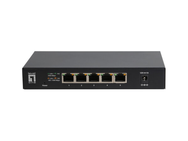 LevelOne 5-Port-Unmanaged-2,5-Gigabit-Ethernet-Switch