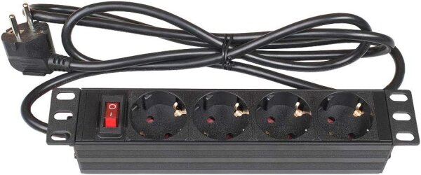 Good Connections 19" PDU Steckdosenleiste 4-fach