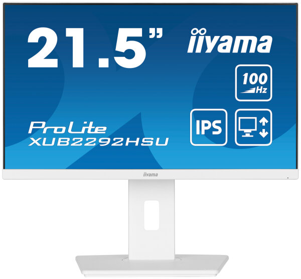 IIYAMA 54.5cm (21,5") XUB2292HSU-W6  16:9 HDMI+DP+4xUSB IPS retail