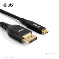 Club3D Kabel   USB Typ C  <-> DP 2.1        1m 10K60Hz St/St retail