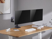 Equip Tischhalterung 17"-35"/2TFT 360° Gasfeder 20Kg schwarz retail