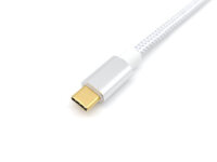 Equip USB-C 3.2 Gen2 4K Kabel PD 100W 60Hz 1m silber/weiß