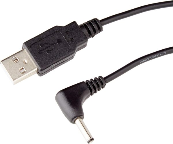 DELOCK Stromkabel USB A -> DC 3,5 x 1,35mm St 90° 1.50m
