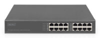 DIGITUS Switch 8-Port Gigabitgabit PoE + Injektor 250W schw