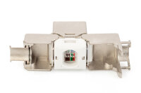 DIGITUS Keystone Jack Cat6A/RJ45->LSA geschirmt 500MHz...
