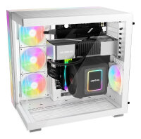 be quiet! Light Base 600 LX ARGB White Edition ATX Midi-Tower Mehrkammerdesign LED-Steuerung 4 Lüfter