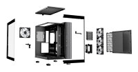 be quiet! Light Base 600 LX Black Tower Case 59.7l Glasfenster LED-Steuerung Mehrkammerdesign ARGB ATX PC Gehäuse