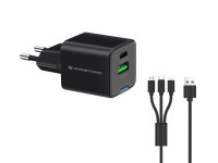 Conceptronic Ladegerät 2-Port GaN USB-C 7 USB-A 3in1...