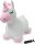 Jamara Hüpftier Einhorn mit Plüschbezug und Pumpe