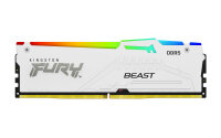 Kingston Technology FURY Beast 32GB 6000MT/s DDR5 CL30 DIMM (2er-Kit) White RGB EXPO