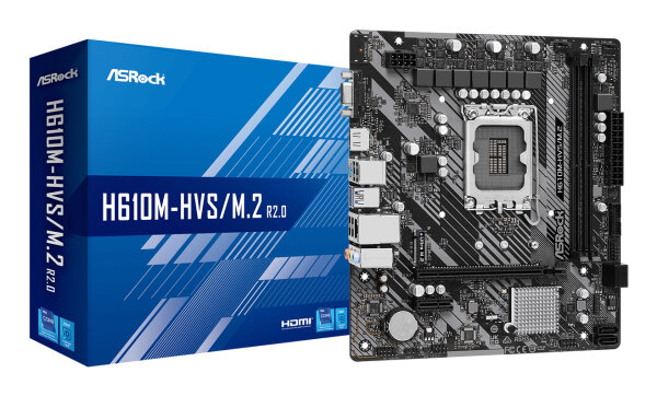 ASRock H610M-HVS/M.2 R2.0       1700 mATX HDMI/D-Sub    DDR4 retail