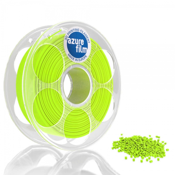 AzureFilm PETG Neon Lime 1kg Filament 1.75mm neongrün