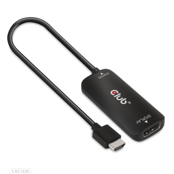 Club3D Adapter HDMI + MicroUSB > DP    4K120Hz aktiv St/Bu retail