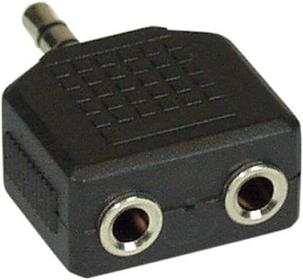 GC Audio Y-Adapter schwarz