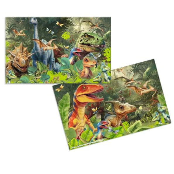 HERMA Schreibunterlage Karton Dino World 55x35 3Stk
