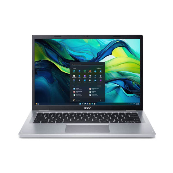 Acer Aspire AG14-21P-R340 AMD Ryzen™ 5 7520U Laptop 35,6 cm (14") WUXGA 16 GB LPDDR5-SDRAM 512 GB SSD Wi-Fi 6E (802.11ax) Windows 11 Home Silber