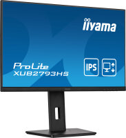 iiyama ProLite 27" (68.5 cm) Full HD-Monitor mit IPS-Panel-Technologie, einem Edge-to-Edge Design und einem höhenverstellbarem Standfuß
