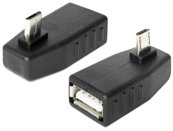 DeLOCK 65473 Kabeladapter micro USB USB 2.0 Schwarz
