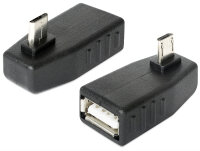 DeLOCK 65473 Kabeladapter micro USB USB 2.0 Schwarz