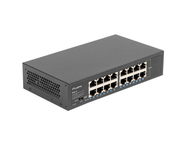 LANBERG Switch RSGE 16-Port 1GB unmanaged Gigab.Eth. 10/19"