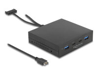 DELOCK 3.5 USB" 3.2 Gen 2 Front Panel 2 x USB-C + 2...