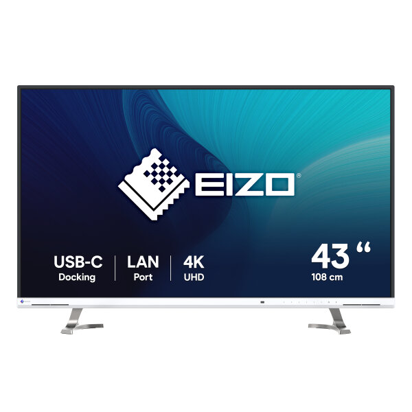 EIZO 108cm  (42,5") EV4340X-WT  16:09 4K 2xHDMI+DP+USB-C IPS