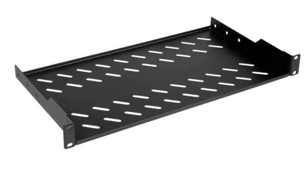 Equip Fester Fachboden 19, 1HE, 400mm, Grau