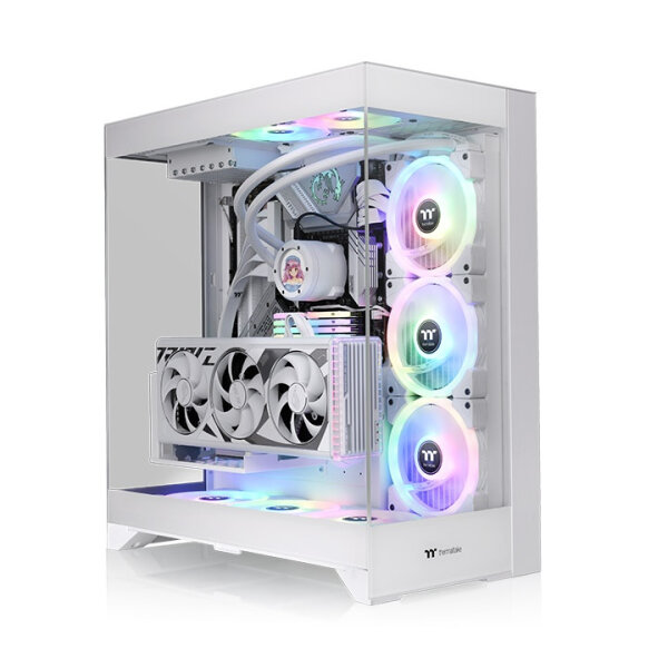 Thermaltake CTE E550 TG Midi Tower Weiß