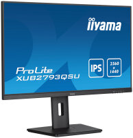 iiyama 27" (68.65 cm) Monitor mit WQHD-Auflösung, IPS-Panel-Technologie, 100Hz Bildwiederholrate und einem 150 mm höhenverstellbaren Standfuß