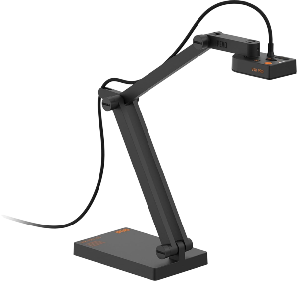 Ipevo V4K Pro 120 CDVU-17IP Dokumentenkamera USB 2.0 Ultra HD 8MP Mikro Licht  grau