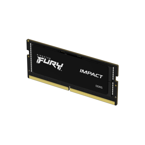 16GB Kingston FURY Impact CL40 DDR5-5600 1x 16GB SO-DIMM schwarz Impact PnP