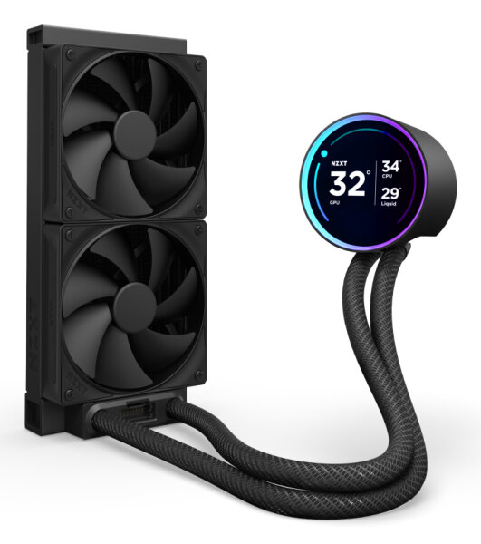 NZXT Kraken Elite 240 Prozessor All-in-One-Flüssigkeitskühler 12 cm Schwarz 1 Stück(e)