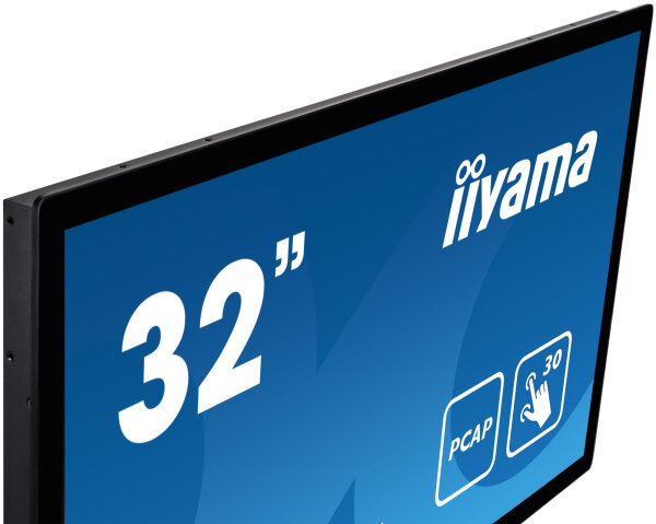 IIYAMA 80.0cm (31,5") TF3215MC-B2   16:9 M-Touch HDMI+DP+USB