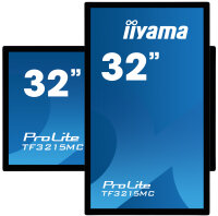 IIYAMA 80.0cm (31,5") TF3215MC-B2   16:9 M-Touch HDMI+DP+USB
