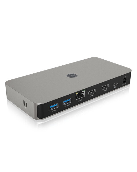 Dockingstation IcyBox USB Type-C mit zweifacher Videoausgabe retail