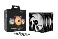 be quiet! Light Wings LX 120mm PWM 3er Pack Black Case Fan Ventilator 12 cm schwarz 3 Stück