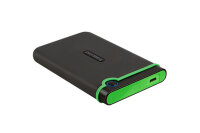 Transcend StoreJet 25M3C Externe Festplatte 2 TB 2.5" USB Typ-C 3.2 Gen 1 (3.1 Gen 1) Schwarz, Grün