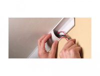 DELOCK Eckkanal selbstklebend 43 x 23 mm - Länge 1 m weiß