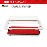 Displex Panzerglas (10H, 2D) für Xiaomi 13/13T Pro, Eco-Montagerahmen, kratzer-resistent