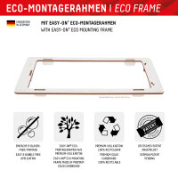 Displex Panzerglas (10H, 2D) für Xiaomi 13/13T Pro, Eco-Montagerahmen, kratzer-resistent