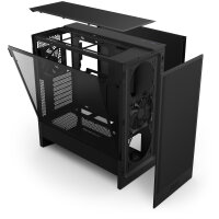 NZXT H5 Flow (2024) Black Edition EATX Midi Tower Glasfenster 2x120mm Lüfter schwarz