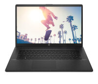 HP 17-cp2460ng AMD Ryzen™ 5 7520U Laptop 43,9 cm (17.3") Full HD 8 GB LPDDR5-SDRAM 256 GB SSD Wi-Fi 5 (802.11ac) FreeDOS Schwarz