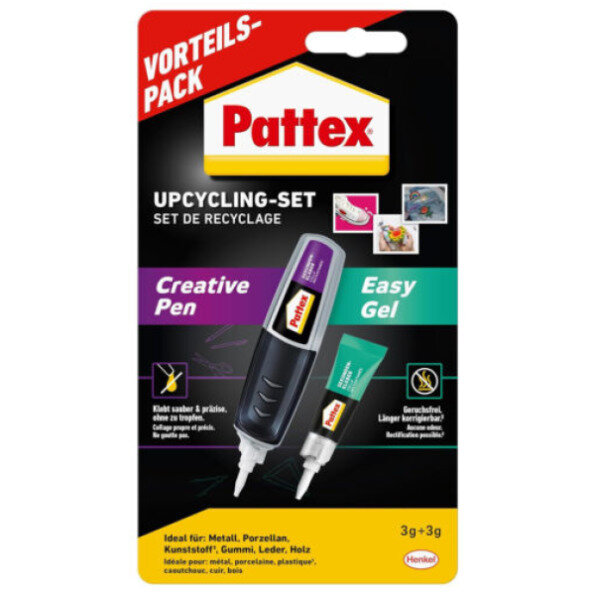 Pattex Sekundenkleber Upcycling Set Creative Pen + Easy Gel retail
