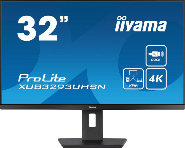 IIYAMA 80,0cm (31,5") XUB3293UHSN-B5 16:9  HDMI+DP+USB-C IPS retail