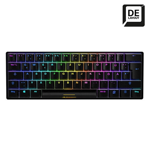 Sharkoon SKILLER SGK50 S4 Tastatur Gaming USB QWERTZ Deutsch Schwarz