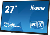 68.6cm (27") Iiyama ProLite T2755MSC-B1 IPS Full-HD Touch Dispay Lautsprecher